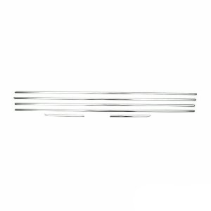 Lexus GX460 Window Trim - Omac - S.Steel - Gloss Silver - '10-'14